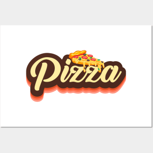 Vintage Pizza Posters and Art